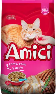 Foto de Cari Amici Gato Adulto Sabor Carne, Pollo y Atún