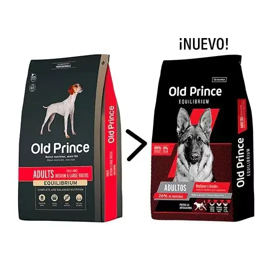 Foto de Old Prince Equilibrium Adultos Medianos y Grandes Pollo y Arroz