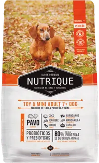 Foto de Nutrique Toy & Mini Adult 7+ Dog
