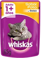 Imágen de Whiskas Sobrecito Gato Adulto sabor Pollo en Salsa 12 x 85g