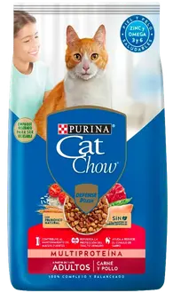 Foto de Cat Chow Gato Adulto Sabor Carne y Pollo