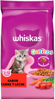 Foto de Whiskas Gatitos sabor Carne y Leche