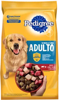 Foto de Pedigree Perros Adultos Sabor Carne, Pollo Y Cereales