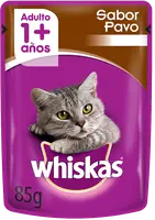 Imágen de Whiskas Sobrecito Gato Adulto sabor Pavo en Salsa 12 x 85g