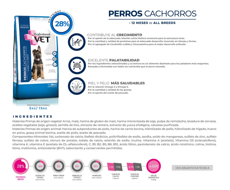 Foto de Profesional Vet Premium Cachorros Mordida Grande