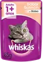 Foto de Whiskas Sobrecito Gato Adulto sabor Salmón en Salsa 12 x 85g