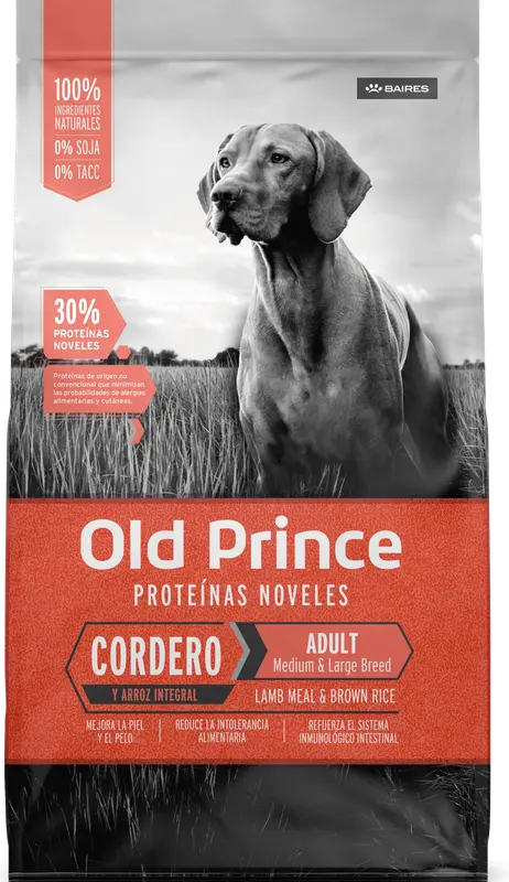 Foto de Old Prince Proteínas Noveles Adultos Todas las Razas Cordero y Arroz Integral