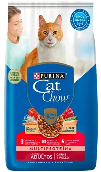 Imagen de Cat Chow Gato Adulto Sabor Carne y Pollo