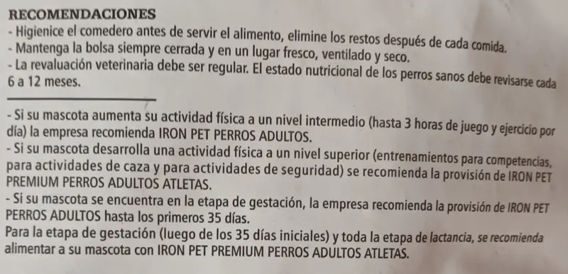 Foto de Iron Pet Adultos de Razas Medianas y Grandes