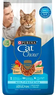 Foto de Cat Chow Gato Adulto sabor Pescado y Pollo