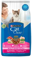 Imágen de Cat Chow Gatitos Pescado, Carne y Leche