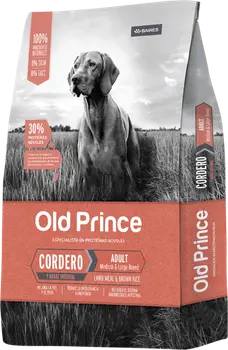 Imagen de Old Prince Proteínas Noveles Adultos Todas las Razas Cordero y Arroz Integral