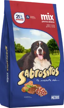 Imagen de Sabrositos Perros Adultos Carne, Pollo y Cerdo