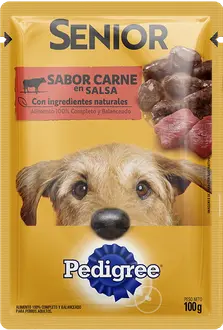 Foto de Pedigree Sobres Perro Senior En Salsa Sabor Carne 12 x 100g