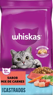 Foto de Whiskas Gatos Castrados sabor Mix de Carne