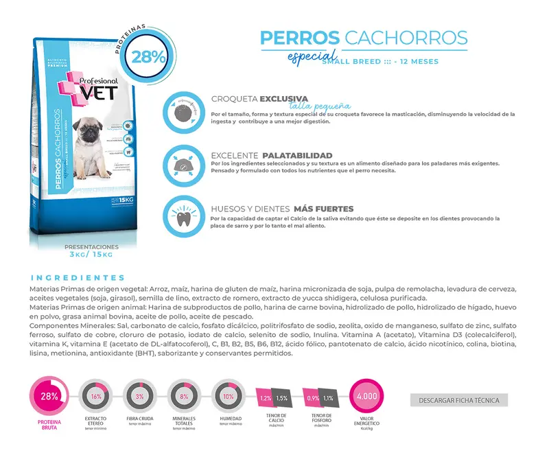 Foto de Profesional Vet Premium Cachorros Mordida Pequeña