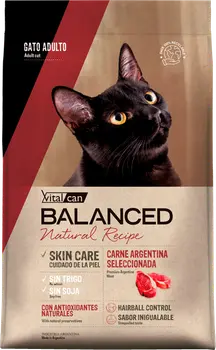 Imagen de Vitalcan Balanced Natural Recipe Gato Sabor Carne Argentina Seleccionada
