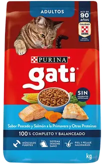Foto de Gati Gato Adulto sabor Pescado y Salmón a la Primavera