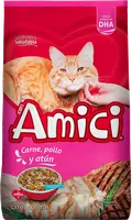 Imágen de Cari Amici Gato Adulto Sabor Carne, Pollo y Atún