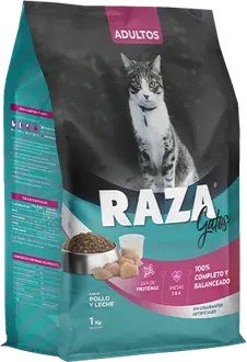 Foto de Raza Gato Adulto sabor Pollo y Leche