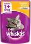 Foto de Whiskas Sobrecito Gato Adulto sabor Pollo en Salsa 12 x 85g