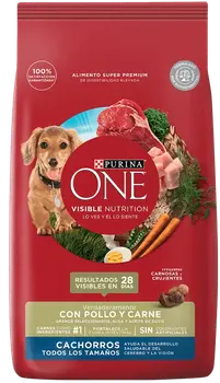 Imagen de One Perro Cachorro con Pollo y Carne