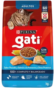 Imagen de Gati Gato Adulto sabor Pescado y Salmón a la Primavera