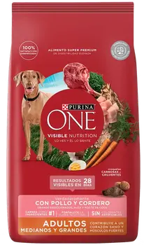 Imagen de One Perro Adulto Medianos y Grandes Pollo y Cordero